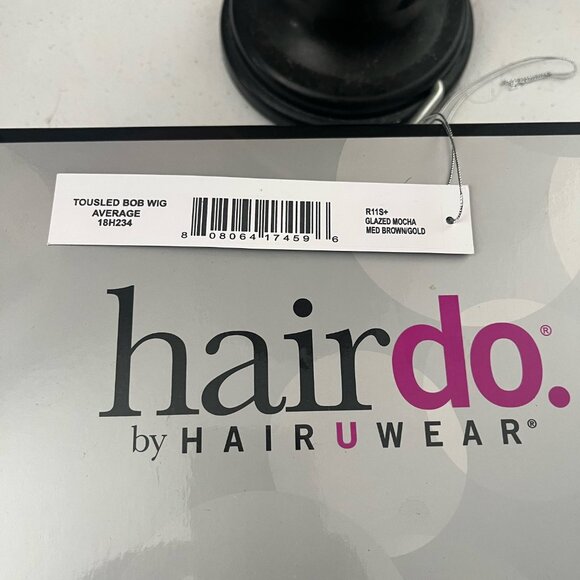 New Wig Bob Wig R11S+ Glazed Mocha by HairDo Average cap - Picture 6 of 8